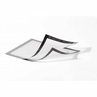 Skilt DURAFRAME® MAGNETIC PLUS A4 m/sølv ramme 2stk/pak 