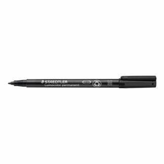Overheadpen Lumocolor 317 sort 1.0 mm M perm 