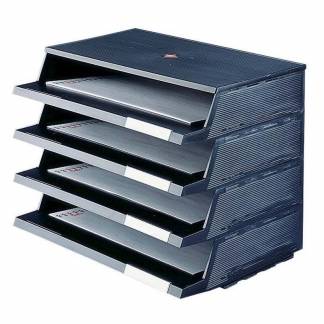 Brevbakker Twin Panorama sort 2100-1 4 bakker 