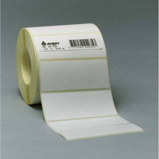 Etiket på rulle 25x50mm 24-026 1000stk/rul