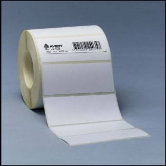 Etiket på rulle 36x75mm hvid 24-034 1000stk/rul