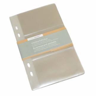 Visitkortlommer 790108 t/tlf./ visitkortringbind 7900 m/10 l. 