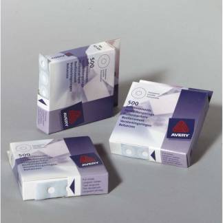 Hulforstærkere Avery 43409/ 3510 klar selvklæb. 500stk/pak 