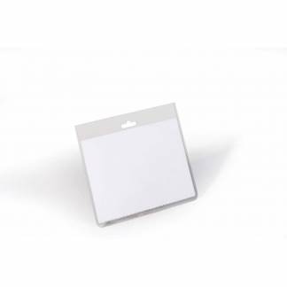 ID kort holder u/clip 60x90mm 20stk/pak transparant 