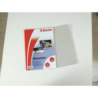Fotolommer 80my 10x15cm A4 klar 25stk/pak 