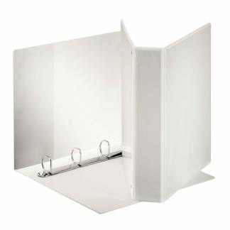 Indstiksmappe A4 Maxi 55297 75/50 mm 4DR m/lomme hvid 