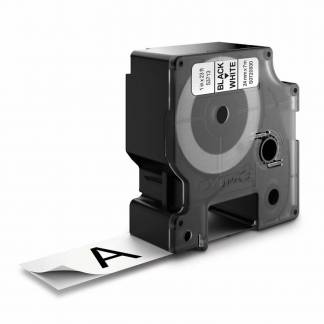 Labeltape DYMO D1 53713 S0720930 24mmx7m  sort på hvid