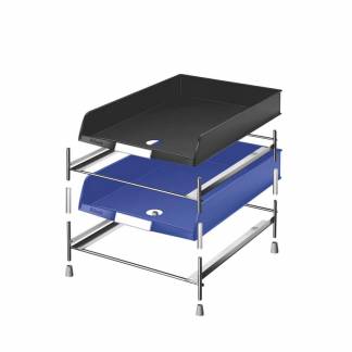 Brevbakkestativ 4310 krom t/ brevbakke C4 Esselte 