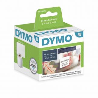 DYMO uni.-etiket stor 70x54 mm rl/320 stk. 