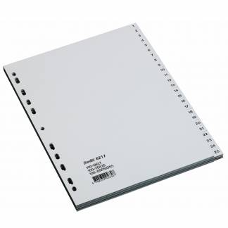 Plastregister grå A4 1-100 621705 