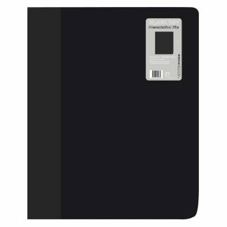 Demomappe PP bnt A4 sort m/20 lommer