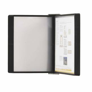 Registersystem A4 Easymount t/20 lommer sort vægmodel 