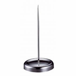 Papirspyd forchromet metal Ø73mm højde 150mm