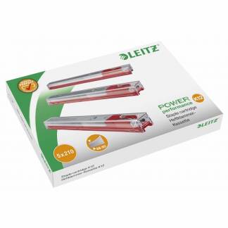 Hæfteklammerkassette rød t/80 ark t/blokhæfter Leitz 5551 