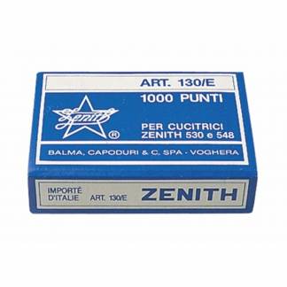 Hæfteklammer Zenith 130/E æsk /1000 stk 