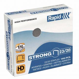 Hæfteklammer Rapid Strong 23/20 1000stk/pak 