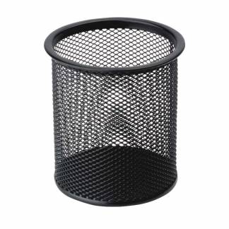Penneholder tråd metal sort Ø90mm H100mm