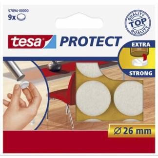 Filtpuder tesa hvide Ø26mm 9stk/pak 