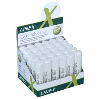 Limstift Linex 8g t/papir og foto m.v. 