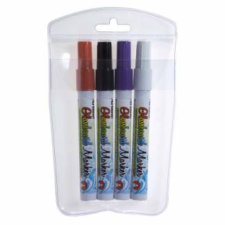 Marker Artline Glassboard EPG-4/4W1 Hvid, rød, sort og lilla