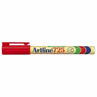 Marker Artline EK725 rød permanent 0,4mm spids 