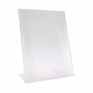 Brochuredisplay bnt klar A5 L-form t/bord 148x210mm