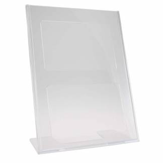 Brochuredisplay bnt klar A4 L-form t/bord 210x297mm