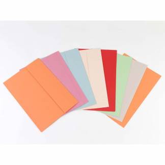 Kartonmappe m/1 klap folio 250g 370x250mm grå nr. 103 