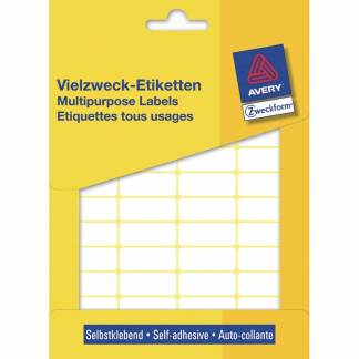 Etiket Avery hvid 29x18mm 3319 960stk/pak