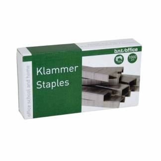 Hæfteklammer bnt/Office 24/6 stål 1000stk/pak