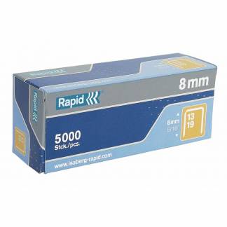 Hæfteklammer t/hæftepistol Rapid 13/8mm 5000stk/pak