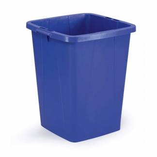 Affaldsspand DURABIN 90l firkantet blå 