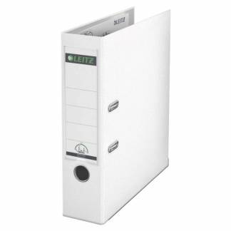 Brevordner Leitz 180 PP A4 80mm hvid 