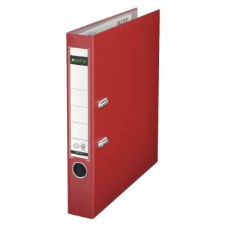 Brevordner Leitz 180 PP A4 50mm rød