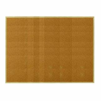 Opslagstavle kork enkeltsidet 120x90cm med træramme 