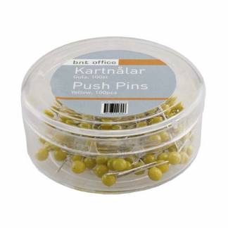 Kortnåle 4mmx20mm gul 100stk/pak