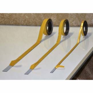 Magnetbånd med klæb brun 19mmx30mx1,5mm 