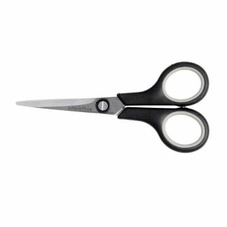 Saks BNT/Office 125mm sort/grå soft gummi greb 