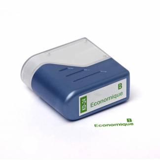 Stempel Deskmate B Economique, grøn tekst 