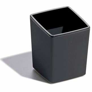 Affaldsbeholder COFFEE POINT Bin/ penneholder mørkgrå/sort