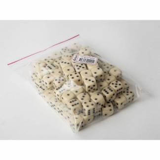 Terninger creme 16mm 100stk/pak