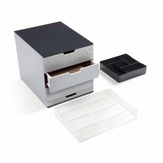 Opbevaringsboks COFFEE POINT Box mørkgrå/sort