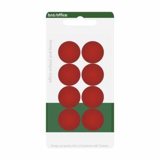 Magneter BNT rød Ø20mm blister 8stk/pak 