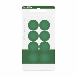 Magneter bnt grøn Ø20mm blister 8stk/pak