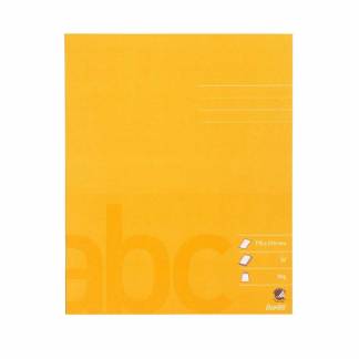 Skolehæfte Bantex 17x21cm ulin 32bl 70g gul 