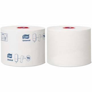 Toiletpapir Tork Mid-Size T6 Universal 1-lags 135m 27rul/kar 127540