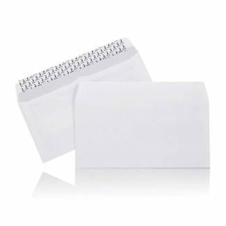 Kuverter u/rude 110x220mm E65 90g Mailman Peal&Seal 10156 500st/pkt