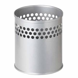 Penneholder TWIN metal sølv  