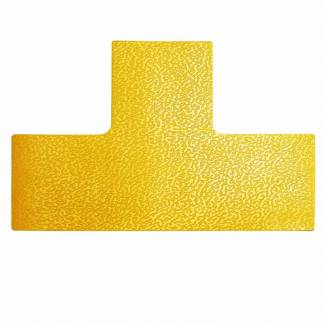 Gulvmarkering T form Duraline Strong 100x0,7x150mm gul 10stk
