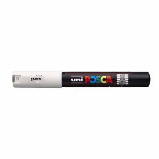 Paint marker Uni Posca PC-1M w hite/hvid 0,7mm 